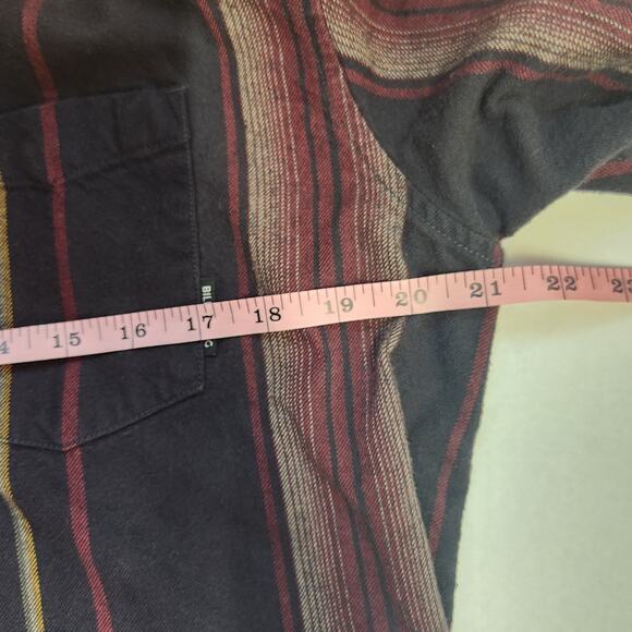Billabong Large Men's Long Sleeve Stretchy 80s 90s Y2K Retro Shirt - Picture 6 of 7